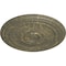Ekena Millwork Reece Ceiling Medallion (Fits Canopies up to 6 3/4"), 21"OD x 1 1/4"P, Witch Hazel Crackle CM21REWHC - alternate 4